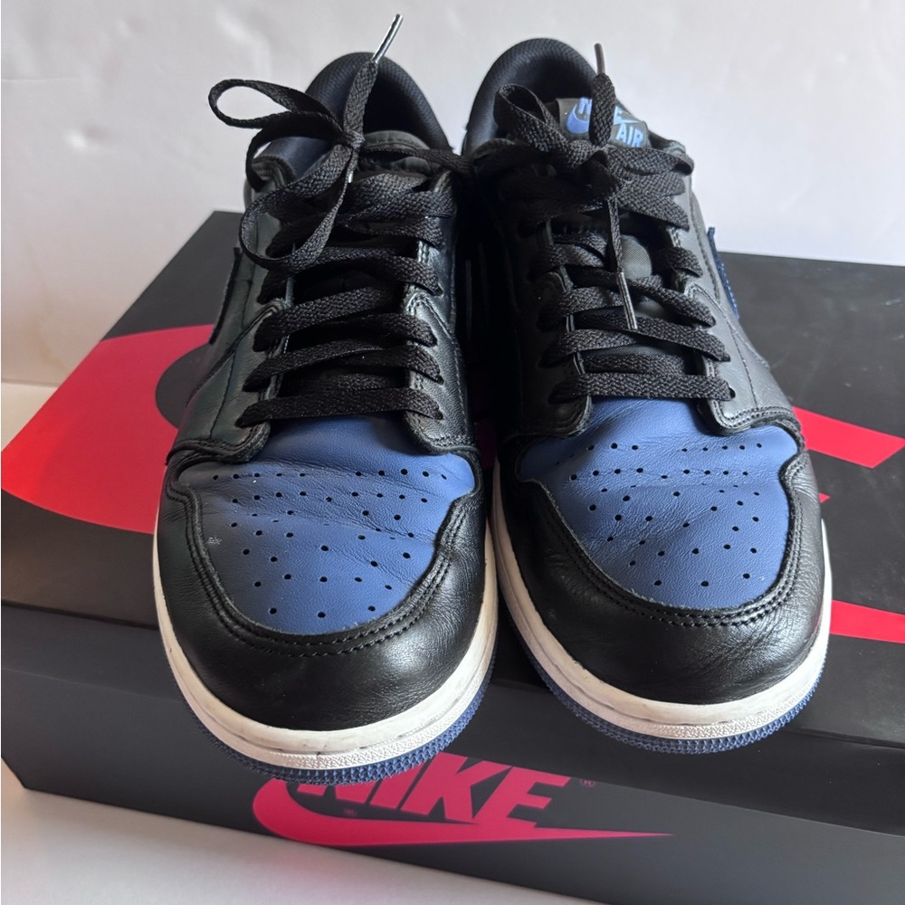 Jordan 1 Retro Low OG Mystic Navy Mens Size 13 CZ0790-041 Nike Sneakers - Picture 5 of 11